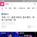 '프듀 101', 음원 차트도 접수했다…'네버' 6개 차트 1위 이미지