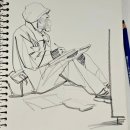 소묘/수채화(야간) | 250105 유럽여행+a