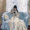 Berthe Morisot. 1841~1895 Young Woman at her Looking Glass, 1876. 이미지