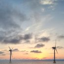 풍차와해넘이 이미지