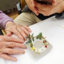 비누꽃리스만들기 | [연말 영등포 출강] 크리스마스 왁스타블렛 만들기 : 기업 관공서 단체수업 후기