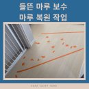 호평32통(대명루첸아파트) | 강마루 들뜸 보수 방법! 드릴 타공 후 본드 주입으로 마루 복원 작업 후기!