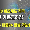 주말에 한랭저기압이 지나간 뒤 기온이 급하강합니다 - 태풍 23호는 이즈제도를 직격하고 태풍 24호가 태동합니다 이미지