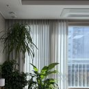 모아파크 | [인천커튼] 거실 코코아브라운 시어원단으로 완성한 모아미래도 엘리트파크 84A타입 시공후기