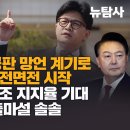 [긴급분석] 尹내란죄 첫 공판 망언 계기로 한동훈 드디어 전면전 시작, 한덕수 초반 여조 지지율 기대 못 미쳤나? 불출마설 솔솔 이미지