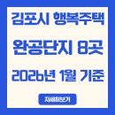 호암LH행복주택경로당 | 김포시 행복주택 완공 단지 8곳 총정리 (2026년 1월 기준)