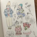 힐링스케치 연필드로잉 이미지