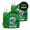 [G마켓]액체세제 대용량 액츠 수퍼클린 찌든때 5.7L 2개 겸용 - 19,280원 이미지