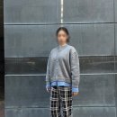 그레이핏 | 어거스트플랜 여자 빅사이즈 쇼핑몰에서 찾은 인생 가디건, 배색 루즈핏 그레이 코디 후기