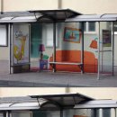 버스정류장 이미지