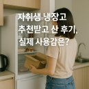 디자인모텔A2 | 자취생 냉장고 실사용 후기 총정리