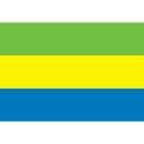 가봉 국기 / Gabon national flag / 가봉국기 이미지 / ai파일, 일러스트 파일, 국기다운 이미지