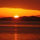 노을과 바다 이미지