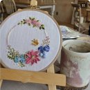 정원 꽃을 수 놓는 프랑스자수 | 퀼트모임 ㅡ 26.3월 입체자수 원데이 수업 (1.2)
