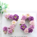 보라빛케이크 | [인천/구월동] 70번째 생신, 그냥 지나 '칠순' 없죠! 화사한 보라빛 숫자 케이크 제작 후기 🌸