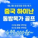 ✈[항공 포함][1월~2월][중국][하이난][동방목가 1~2월 한정 특가] 이미지