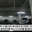 주차장에서 30대 파손했다는 그 음주운전 이미지