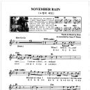 Guns N' Roses / November Rain 악보 이미지