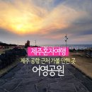 제주도여행 시작 제주공항근처 가볼만한곳 어영공원 이미지