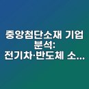 이디엘유통 | 중앙첨단소재 기업 분석, 전기차·반도체 소재 수혜주 될까?