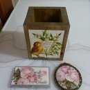 냅킨아트 연필꽂이 이미지