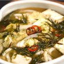 홍 두부 국수 이미지