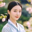 은은한 하늘빛 한복 이미지