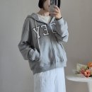 봄 가을 간절기 교복템 그노노이(GNOHNOEY) 노이 소프트 스웨트 후드집업 그레이 후기