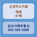 서해공인중개사사무소 | 신성미소지움311동.고층.매매7억4천. 삼산서해공인중개사사무소(032-505-5566)