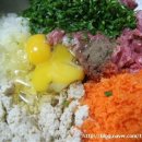 추석/명절 전요리 레시피] 모둠전 / 동그랑땡, 깻잎전, 고추전/동그랑땡 쉽게 만드는법 이미지