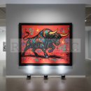 붉은황소 이미지