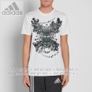 [유럽판] 아디다스 그래픽 2 남자 맨투맨 크루넥 반팔 티셔츠 화이트(2색상) 이미지