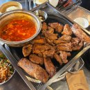 행복이네고깃집 | 수유 맛집 야장에서 즐기는 국내산 고깃집 연탄돼지갈비 방문후기