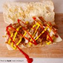 [남은후라이드치킨활용법]치즈 치킨 치아바타 샌드위치 이미지