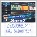 인공지능(AI)와 삶 | 소라2 오디오 포함 인공지능AI 영상 만든 후기 (초대코드 공유합니다)