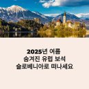 치즈벨리민박 | 슬로베니아 블레드·트리글라브 여름여행 완벽 가이드
