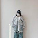 7355 | 아디다스 백프린트 윈드브레이커 바람막이 우븐 자켓 IK7355 리뷰 🌬