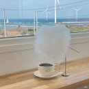 푸른신창 | 제주 한경면 카페 그린구름 : 신창풍차해안도로 오션뷰 솜사탕커피