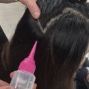 동성초동성초등학교 후문 횡단보도 건너 | 강남구청역 미용실 비오른헤어 청담점, 뿌리 방치해도 자연스러운 브라운 염색 완성