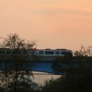 노을빛 풍경 이미지