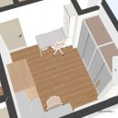 한샘약국 | 한여름 이사 후기 오늘의집 3D 33평 거실확장 가구배치