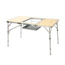 (렌탈및 대여,판매) 스노우라인 뉴 3폴딩 테이블.고급테이블|테이블,아이스박스 /대구텐트대여/대구등산복/대구캠피용품대여/053-768-0614|테이블,아이스박스 이미지