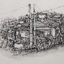 일상풍경 어반스케치 이미지