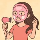 다이소 마스크팩 커버로 각종 보습패드 편하게 사용하기 이미지