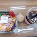 [영통] 참깨 드레싱이 진짜 맛있는 &#39;애플민트키친&#39; 닭 가슴살 샐러드 먹기