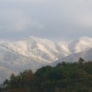 경마축산고에서 바라본 지리산 설경 이미지