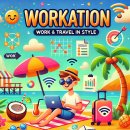 DIGITAL 씨티보청기상사 | 워케이션(Workation) 완벽 가이드: 일과 휴가의 경계를 허물다