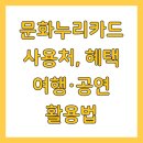 상상누리 | 문화누리카드 사용처, 혜택 여행·공연 활용법