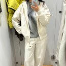 C.M.S정비센타 | 유니클로 스웨트오버사이즈풀집파카 스웨트스트레이트팬츠 S M 사이즈 비교 착샷 후기