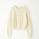 로빈헤어(Robin hair) | 위드아웃썸머 로빈 케이블 니트 구매후기 코디까지